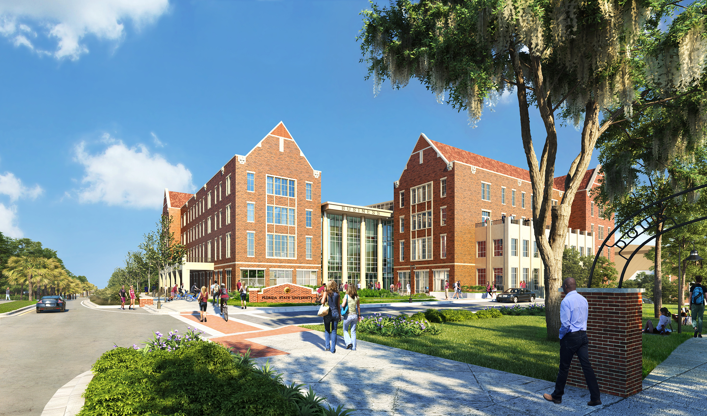 Exterior rendering of FSU's Legacy Hall